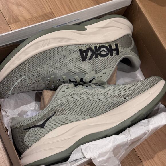 HOKA Men's Rincon 4 Road Running Shoes in Forest Lichen/Eucalyptus 10.5D NWB - Picture 10 of 11